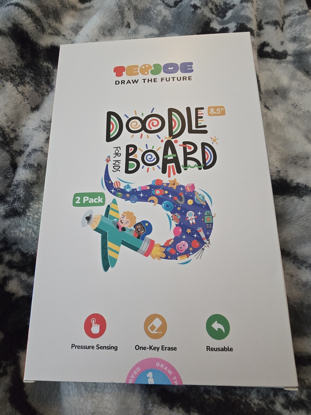 Toddle Draw The Future Doodle Board 8.5" - 2 Pack NWT Great Sensory Gift